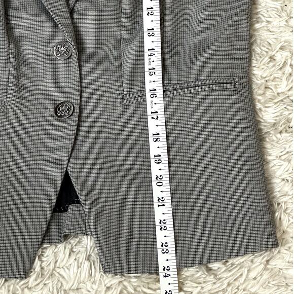White House Black Market NWT Plaid Blazer Women Size 6 Career Office Business - Picture 4 of 11